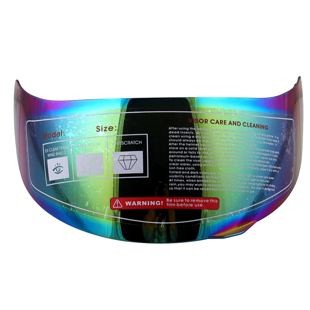 

Motorcycle Visor Colorful Goggles Riding Fence Shield Lightweight Windproof PC Material Durable Anti Glare Compatible