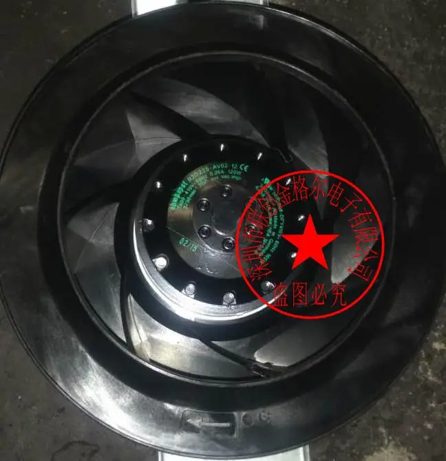 R2D225-AV02-12 R2D225-AV02-10-11 R2D225-AU02-10M2D068-DF مروحة