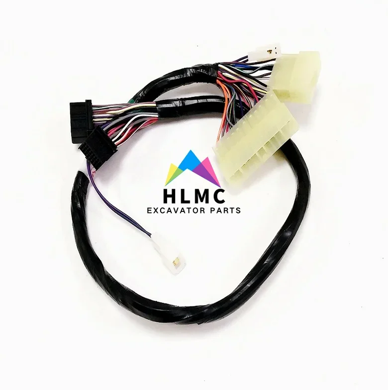 Excavator Parts Universal Plug E325C E330C E345C Electronic Wiring Harness Cable Assembly For Air Condition