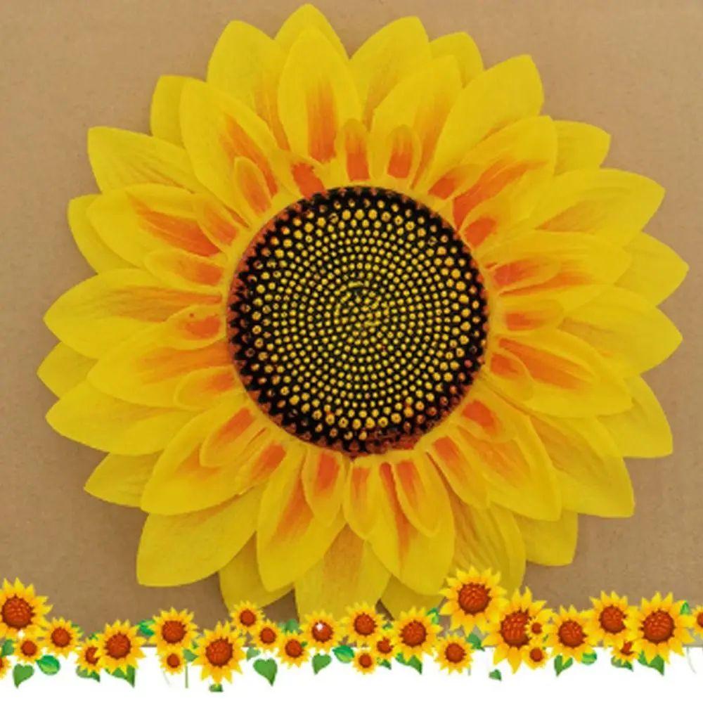 25cm/32cm Sunflower Dance Props Reusable Lightweight Hand-held Flowers Non-woven Fabrics Dance Performance Props