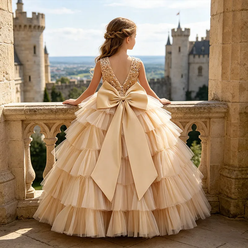 Custom Luxury Dress Women Wedding Guest Gown Flower Girl Wedding Gown Luxury Birthday Party Gown Pageant Runway Show Events