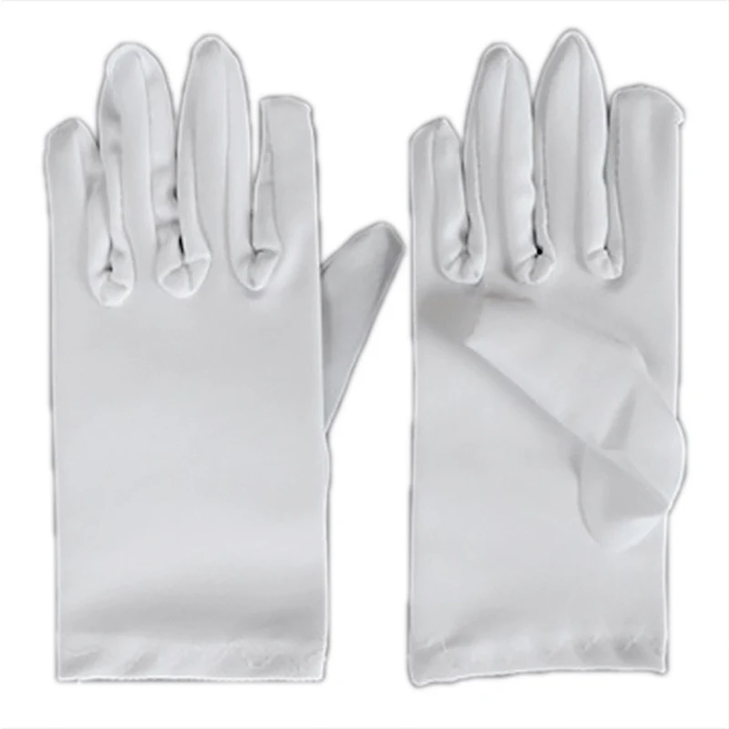 1 Pair Children's Dance Gloves White Festival Gloves Girl Gloves Prom Prop Children Outdoor Kindergarten Performance Accessories