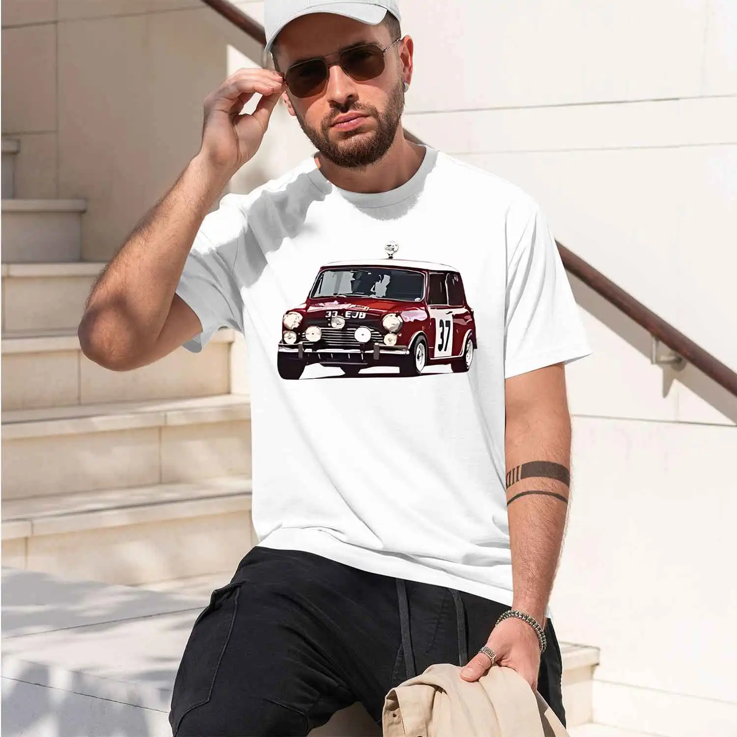 Rallye Monte Carlo 1964 2026 New Model Men’s Short-sleeve crewneck T-Shirt Classic Casual Multiple Colors and Sizes for Daily We