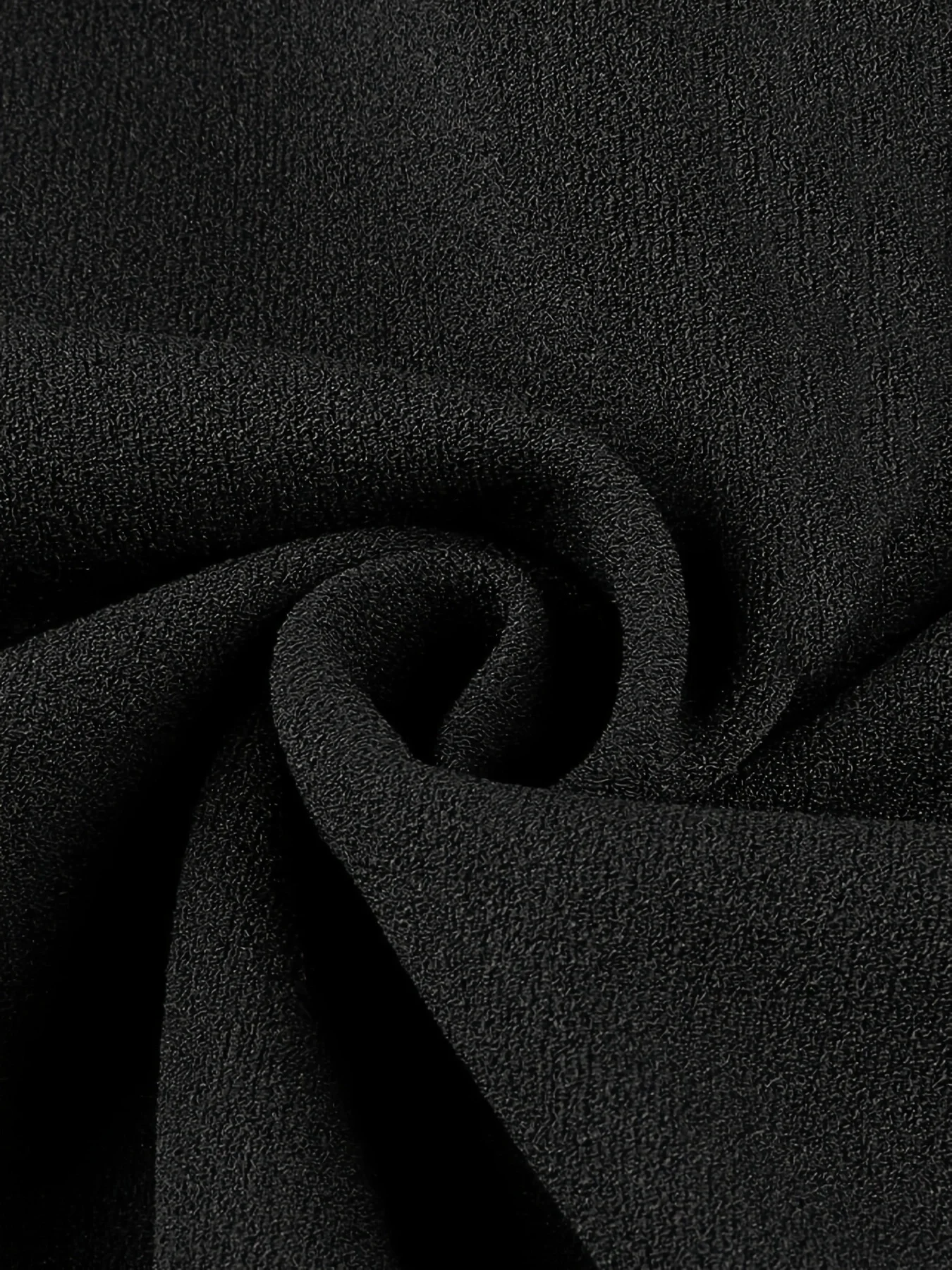 Eleganter Sommer-Schal mit Rundhalsausschnitt und Chiffon-Ärmeln für Damen, passend zu einfarbigen knielangen Bleistift-Bodycon-Kleidern. – Detail 9
