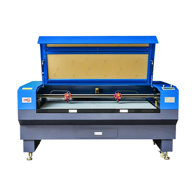 Double head cutting machine, acrylic wood handicraft puzzle textile fabric cutting and engraving machine