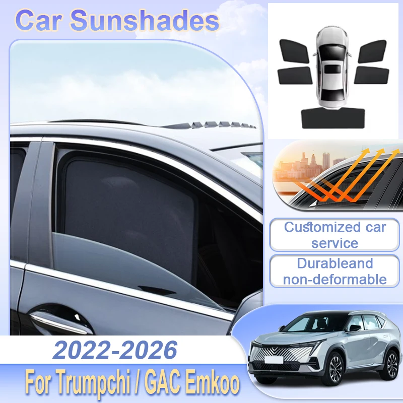 

Accessories For Trumpchi GAC Emkoo 2022 2023 2024 2025 2026 Mesh Magnetic Sun Shade Full Cover Visors Windows Auto Privacy Tools