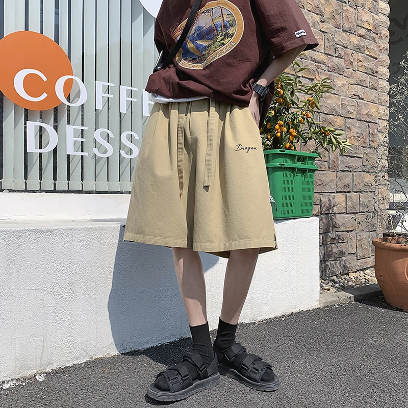 

Мужские летние тонкие брюки-карго цвета хаки, повседневные, в стиле ретро, рабочие, спортивные, свободного кроя, дышащие, молодежные, из 100% хлопка