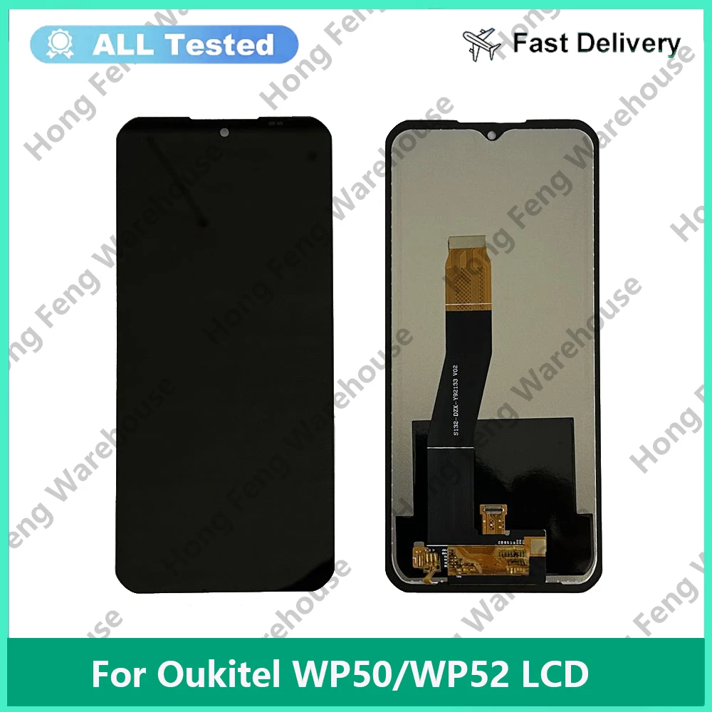 For Original Oukitel WP50 WP52 LCD Display +Touch Screen Digitizer Assembly Replacement 6.6 inch For OUKITEL WP50 WP52 LCD