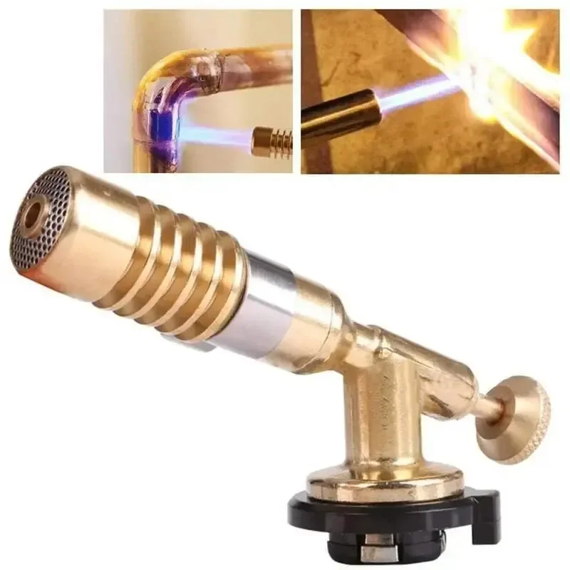 Gas Burner Welding Torch Portable Blowtorch Copper High Temperature Brass Gas Torch Brazing Solder Welding Plumb Tools