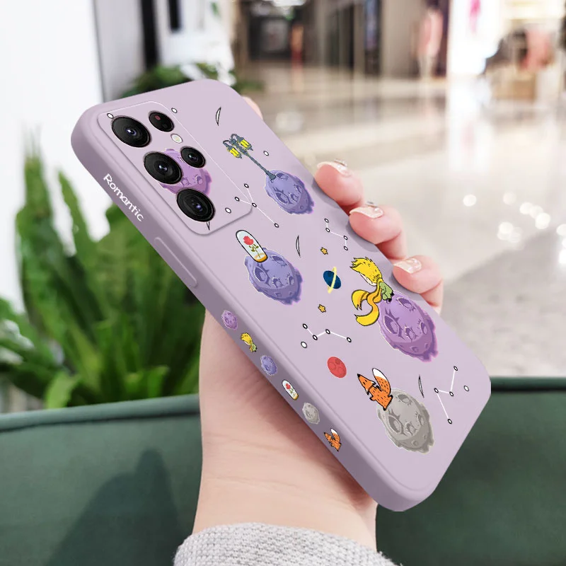 Prince On Planet Phone Case For Samsung Galaxy S24 S23 S22 S21 S20 Ultra Plus FE S10 S9 S10E Note 20 ultra 10 9 Plus Cover