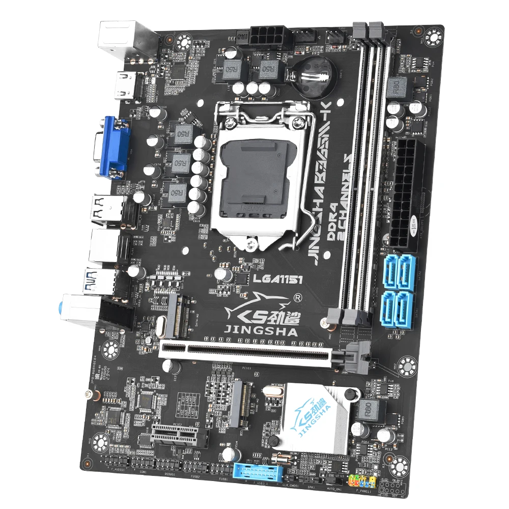 B365 lga1151 placa-mãe conjunto completo combo kit com i5 9600kf