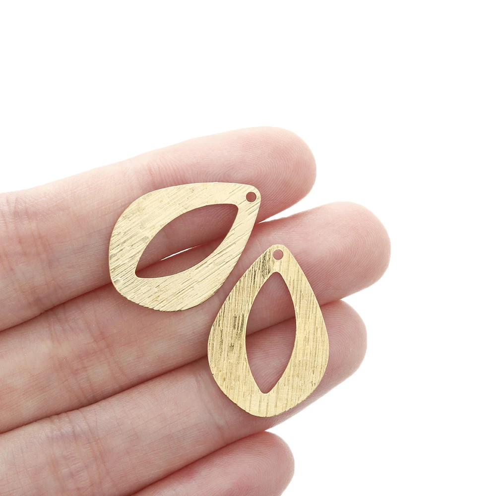 20 قطعة الخام النحاس محكم دمعة قطع الحصان العين Charms قلادة Diy بها بنفسك بوهو أقراط قلادة سوار صنع المجوهرات