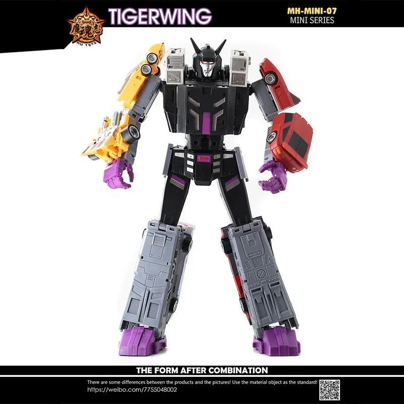 TIGERWING Menasor Motormaster Drag Strip, juguetes transformables, Deadend, avería, Wildrider, figura de acción, MH-MINI-07, 5 en 1 MHZ