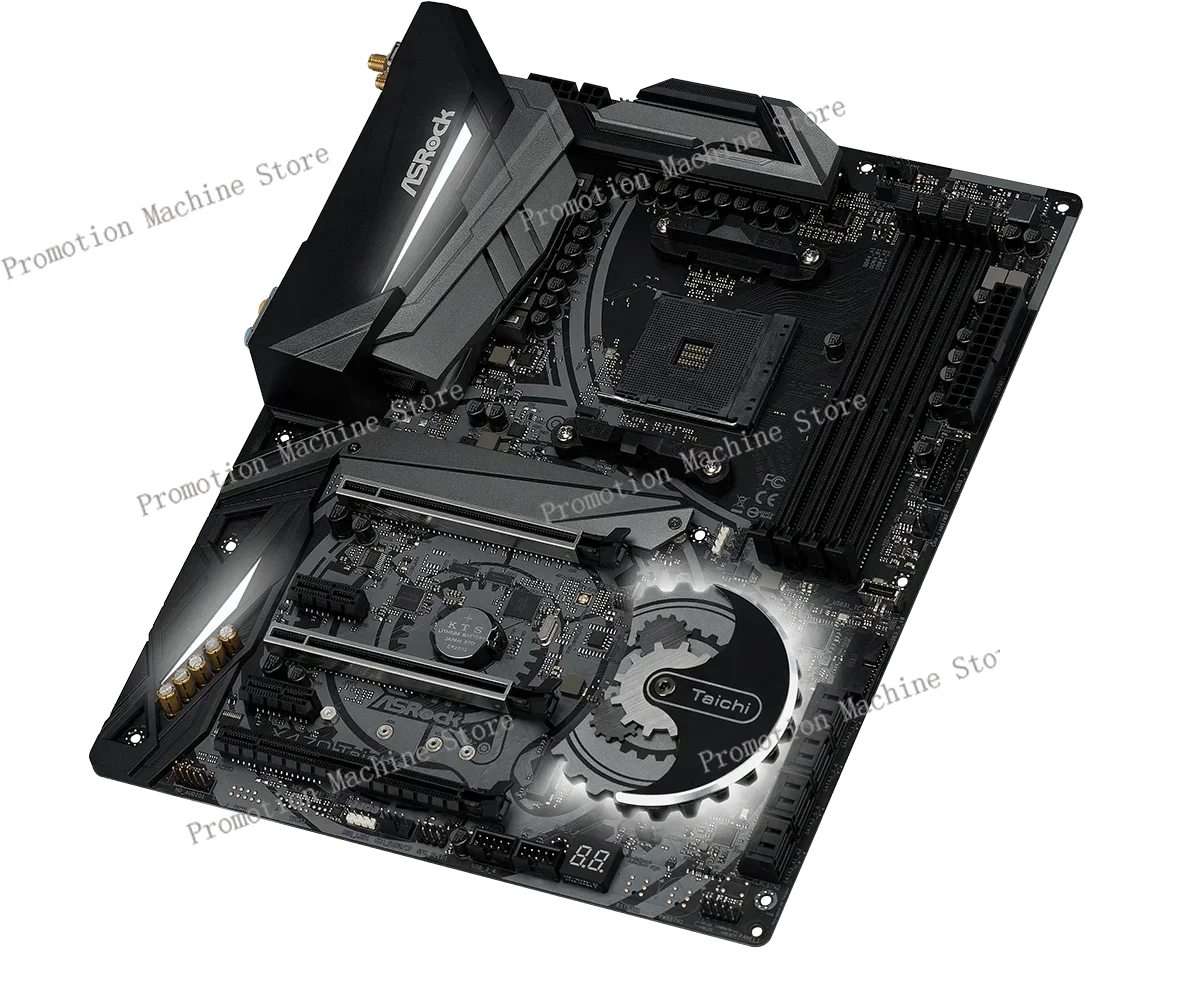 ASROCK X470 Taichi Socket AM4 Motherboard AMD X470 DDR4 Motherboard 64GB Support Ryzen 7 5800x CPU SATA III M.2 USB 3.1 ATX view 3