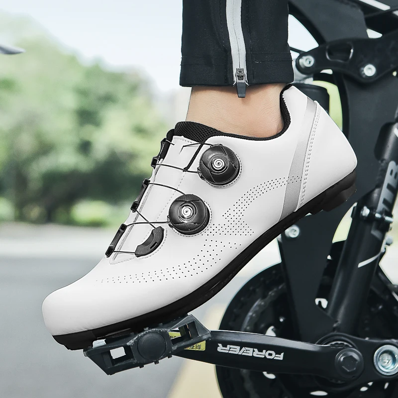 

Bicycle professional cycling shoes unisex four seasons new fashion breathable comfort hard bottom unlocked assist riding shoes