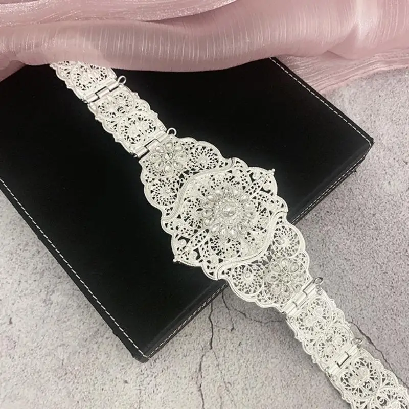 Ceinture en du caucase russe 652F, avec motifs sculptés, pour hommes femmes, Costume scintillant accrocheur,