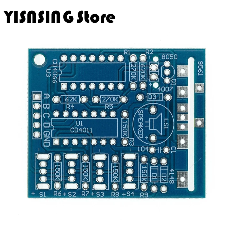 16 Music Sound Box BOX-16 Board 16-Tone Electronic Module DIY Kit Parts Components Soldering Practice Learning Kits for Arduino