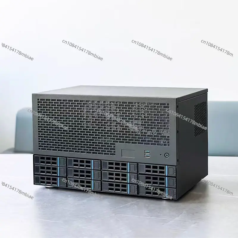 12 Bay NAS Chassis ATX Motherboard ATX Power Supply 8 Full Height Slots Enterprise Home AIO Server