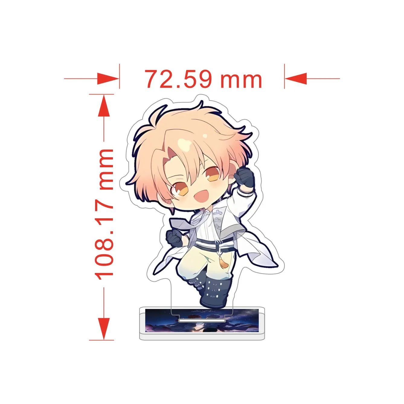 Game IDOLiSH7 Acrylic Stand Keychain 15CM Q Version Izumi Iori Nanase Riku Yaotome Gaku Desktop Ornament Fan Collection