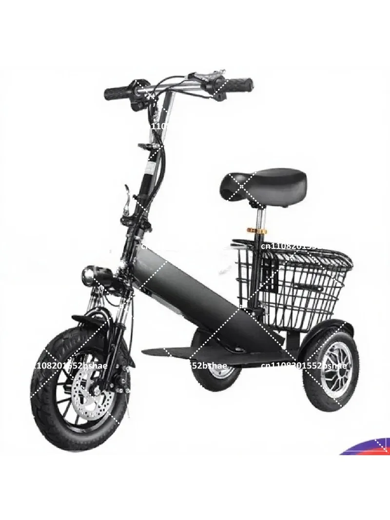 Foldable Electric Tricycle for Adults, Mini Electric Scooter for Women and Elderly Mobility