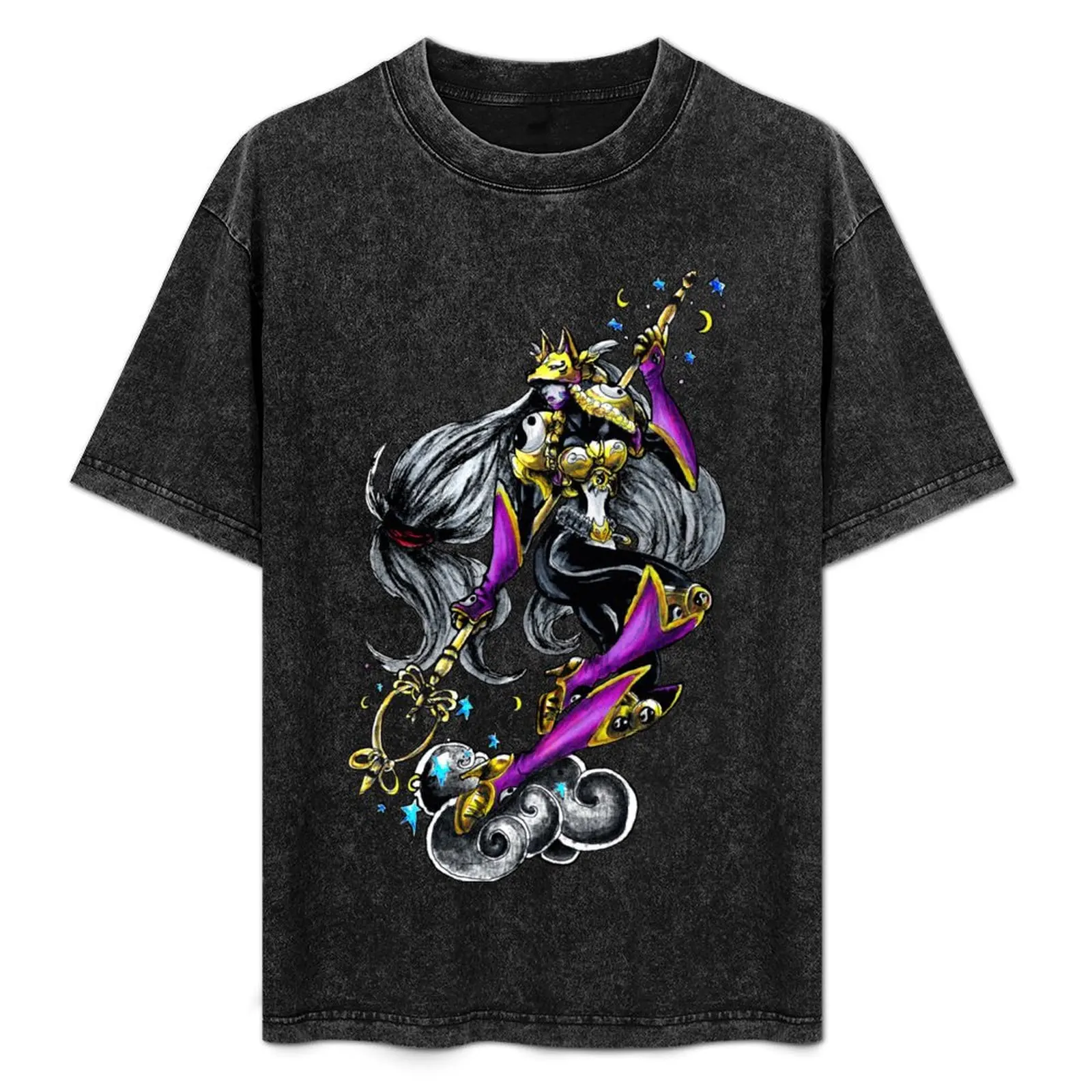 Sakuyamon - Digimon inspired art T-Shirt heavyweights quick drying fitted t shirts for men