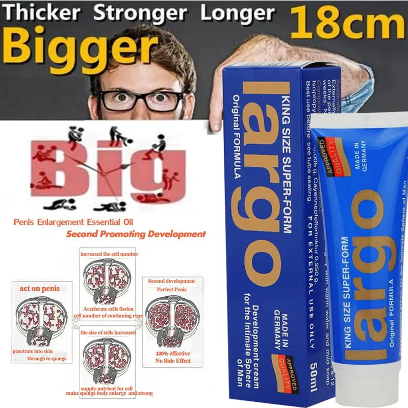 40 Ml Largo Herbal Cream Big Penis Enlargement Cream for Men Enlarge Penis Grow Thicker Stronger Aphrodisiac Great Big Dick