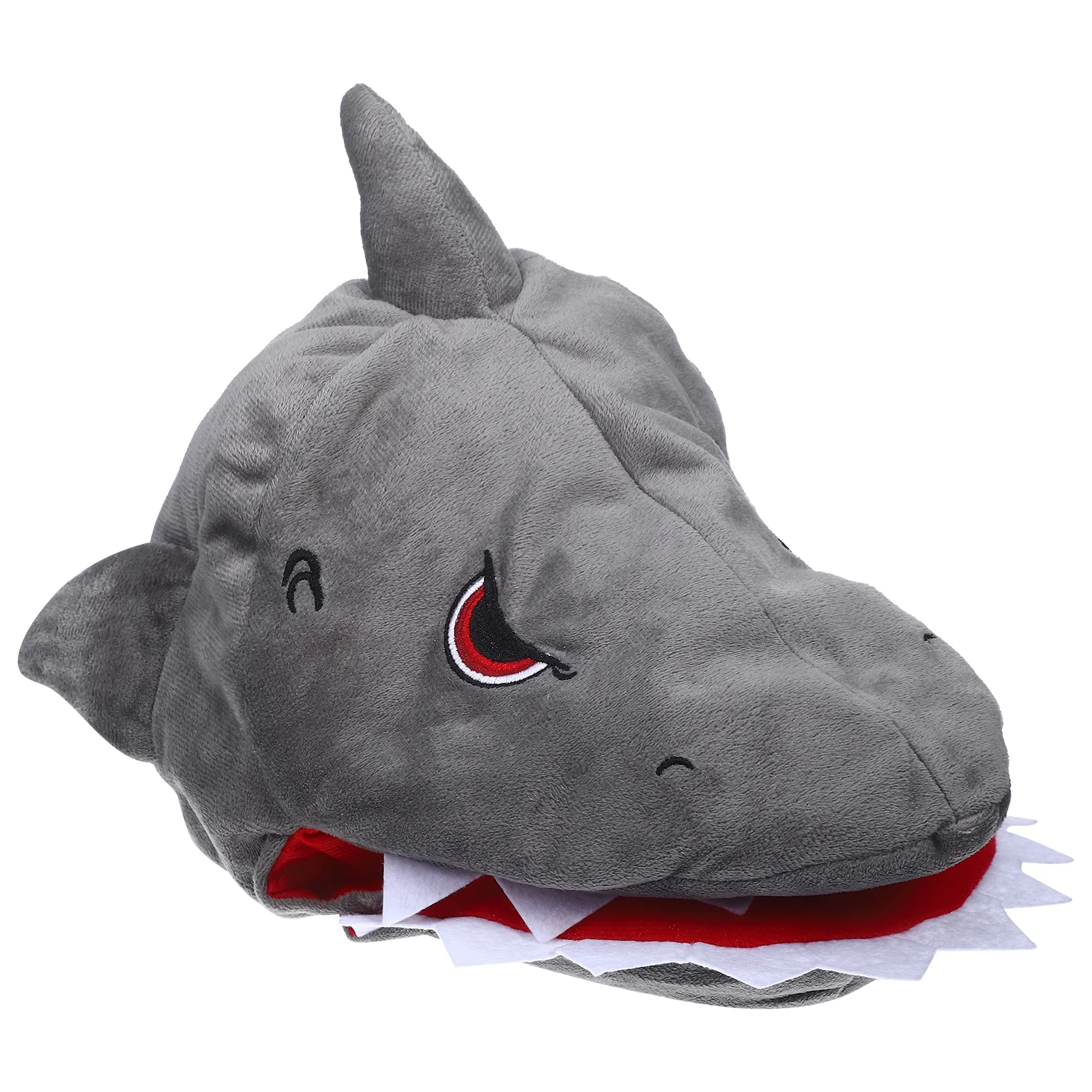 

Monster Headgear Animals Shape Cartoon Hat Aldult Unique Party Decorative Headdress Shark Plush and Pp Cotton Cap