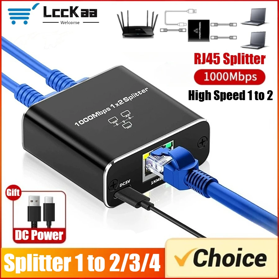 yZ[zLccKaa 1000Mbps RJ45 Xvb^[ 1  2/3/4 A_v^[ lbg[N Xvb^[ P[u GNXe_[ MKrbg LAN RlN^[ PC bvgbv TV [^[p