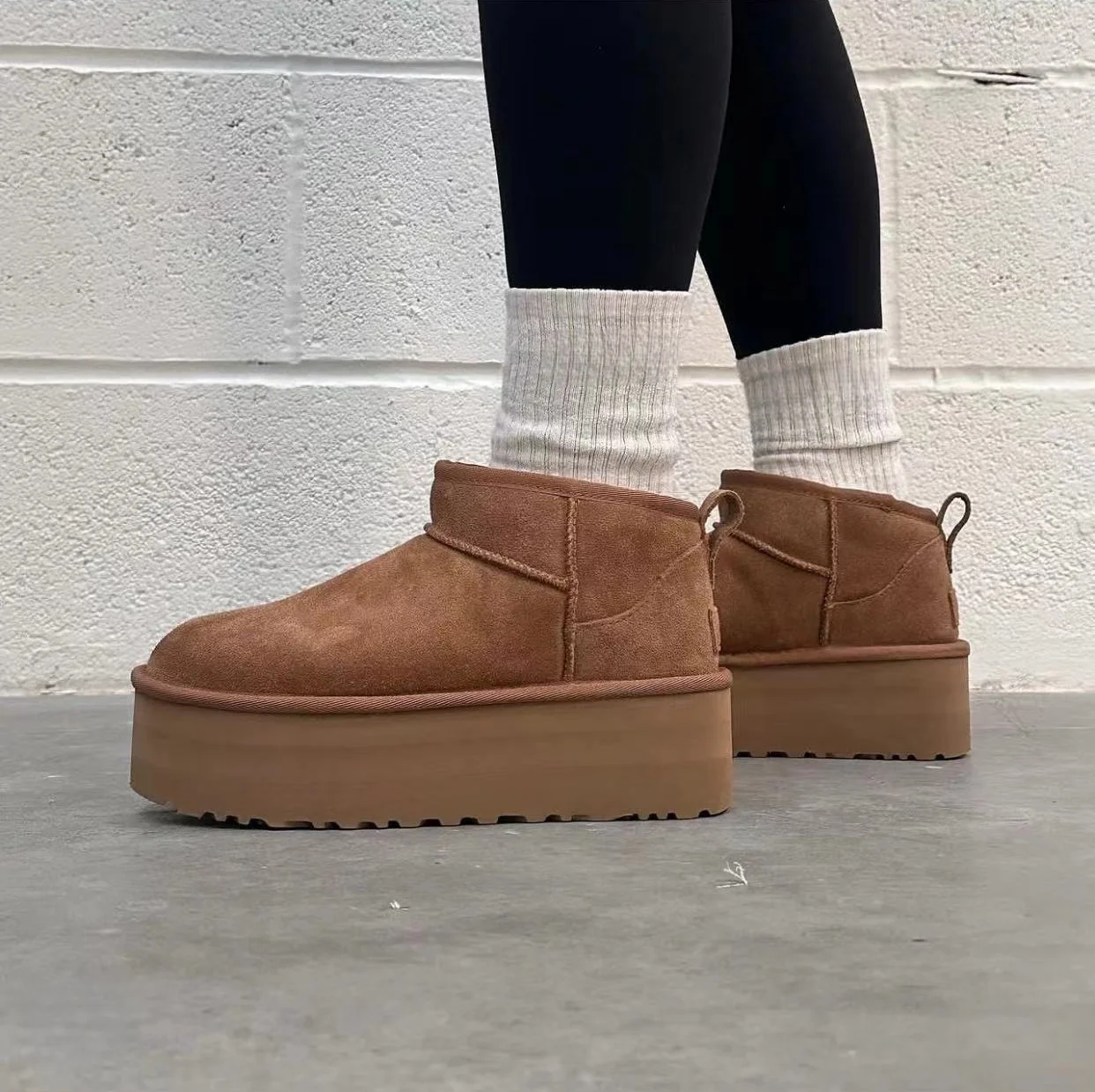 Zapatillas Tazz Tasman, botas de diseñador para mujer, zapatillas de piel de oveja, botas de plataforma Ultra Mini con semillas de mostaza australiana, zapatos de invierno