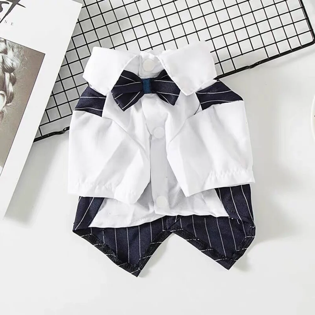 

Dog Suit Clothes Navy Xl Size Gentleman Pattern Pet Costume For Wedding Party Carnival Birthday Photo Durable Fast Dry