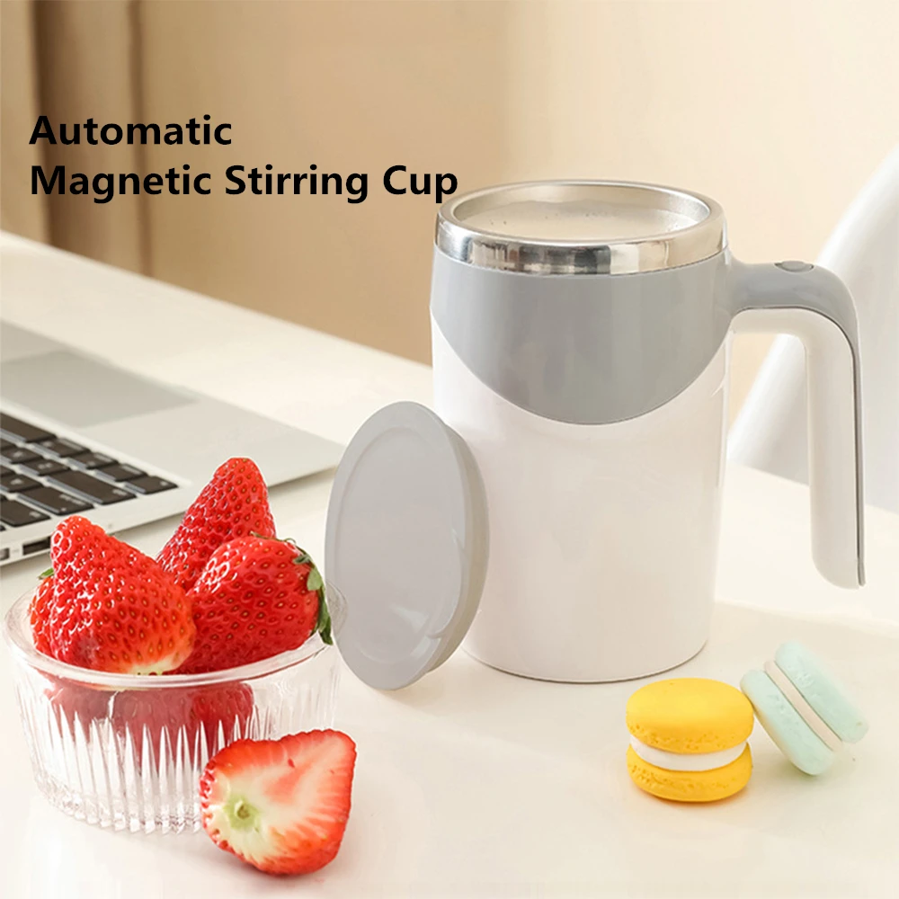 New Automatic Self Stirring Magnetic Mug Creative Stainless Steel Coffee Milk Mixing Cup Blender Lazy Smart Mixer Thermal Cup