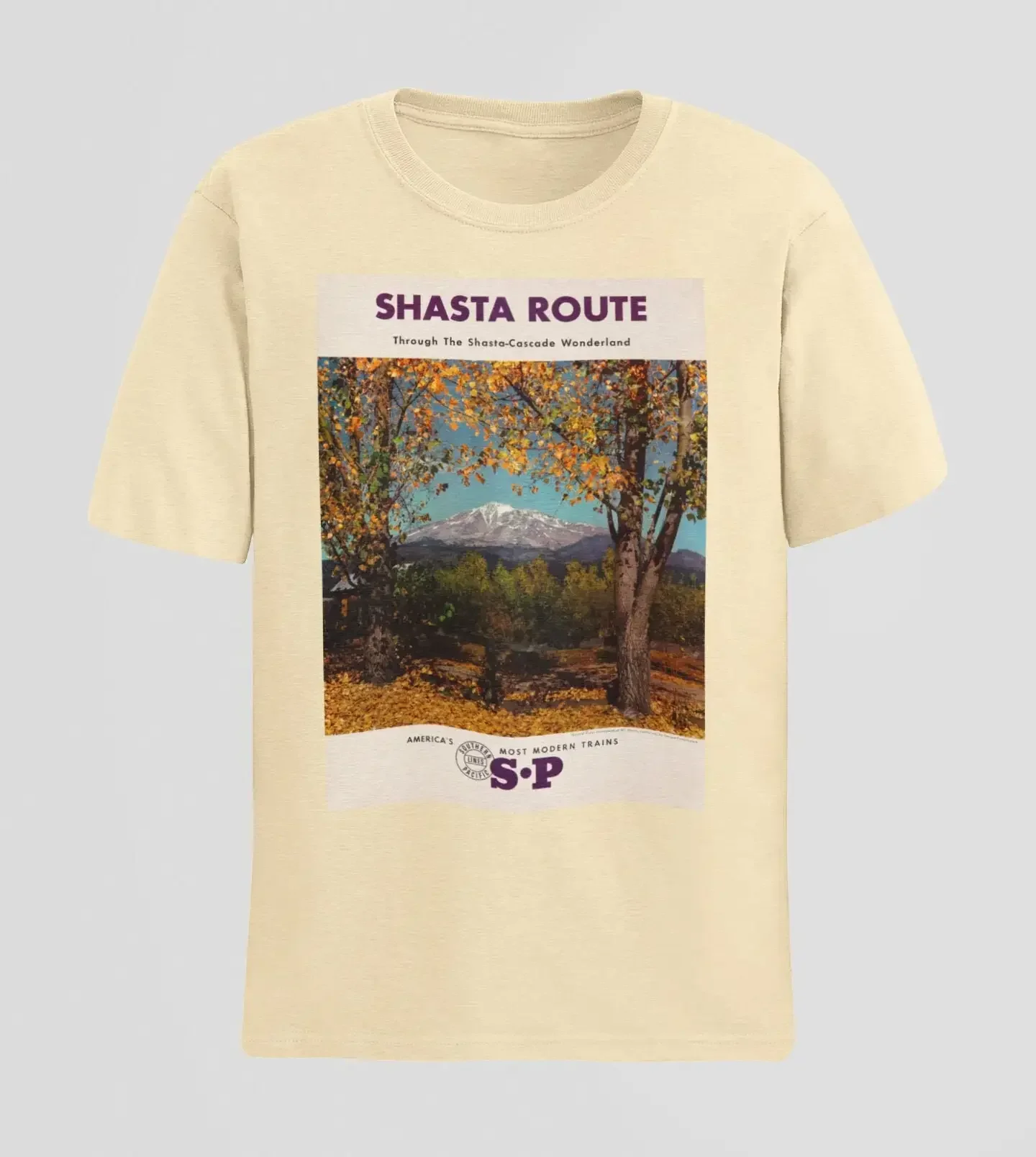 Vintage California T Shirt Shasta Route Travel Sweater Ca State Vacation Aesthetic Poster Top Californian Sweat