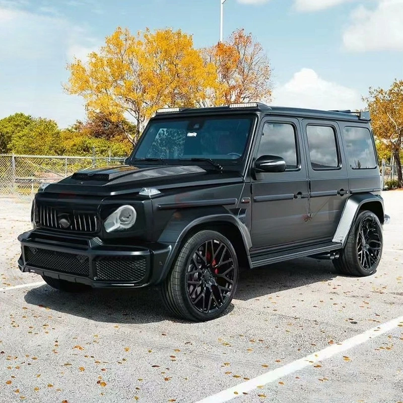 مناسبة لمرسيدس بنز كبير G-class W463 W464 ألياف الكربون الجافة ضوء السقف G63 G500 تعديل BS ضوء السقف #5