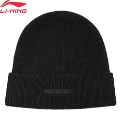 Li-Ning Unisex Men Women Sports Life Knitted Hat AT._STATIC Comfortable 56-60cm LI-NING Letters Winter Warm Hats Caps AMZU047