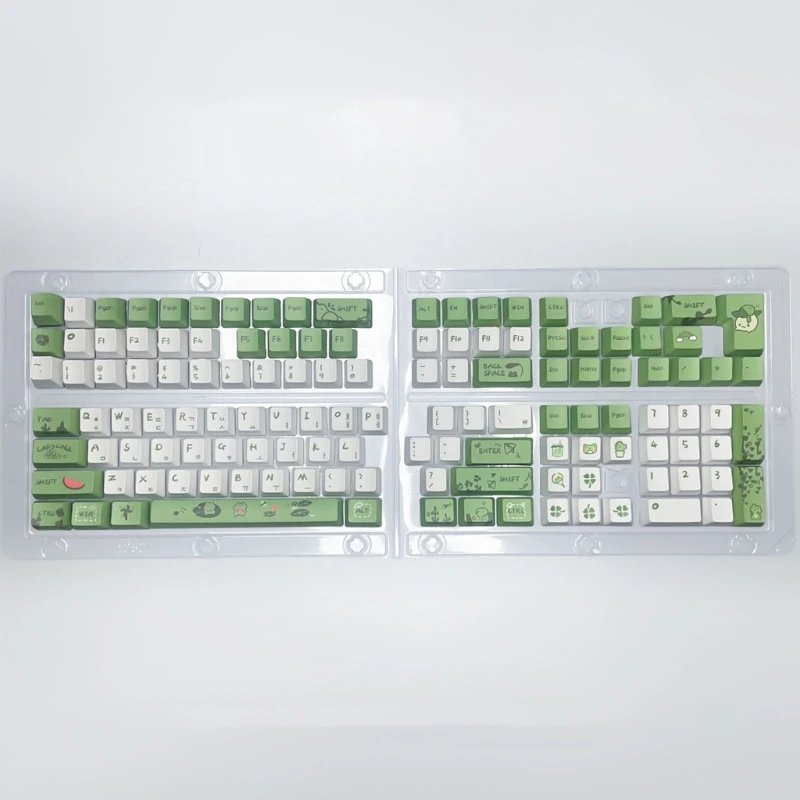 

Настраиваемые корейские колпачки для клавиш XDA/OEM для механических клавиатур 61/68/75/87/98/104/108, простая установка колпачков для клавиш