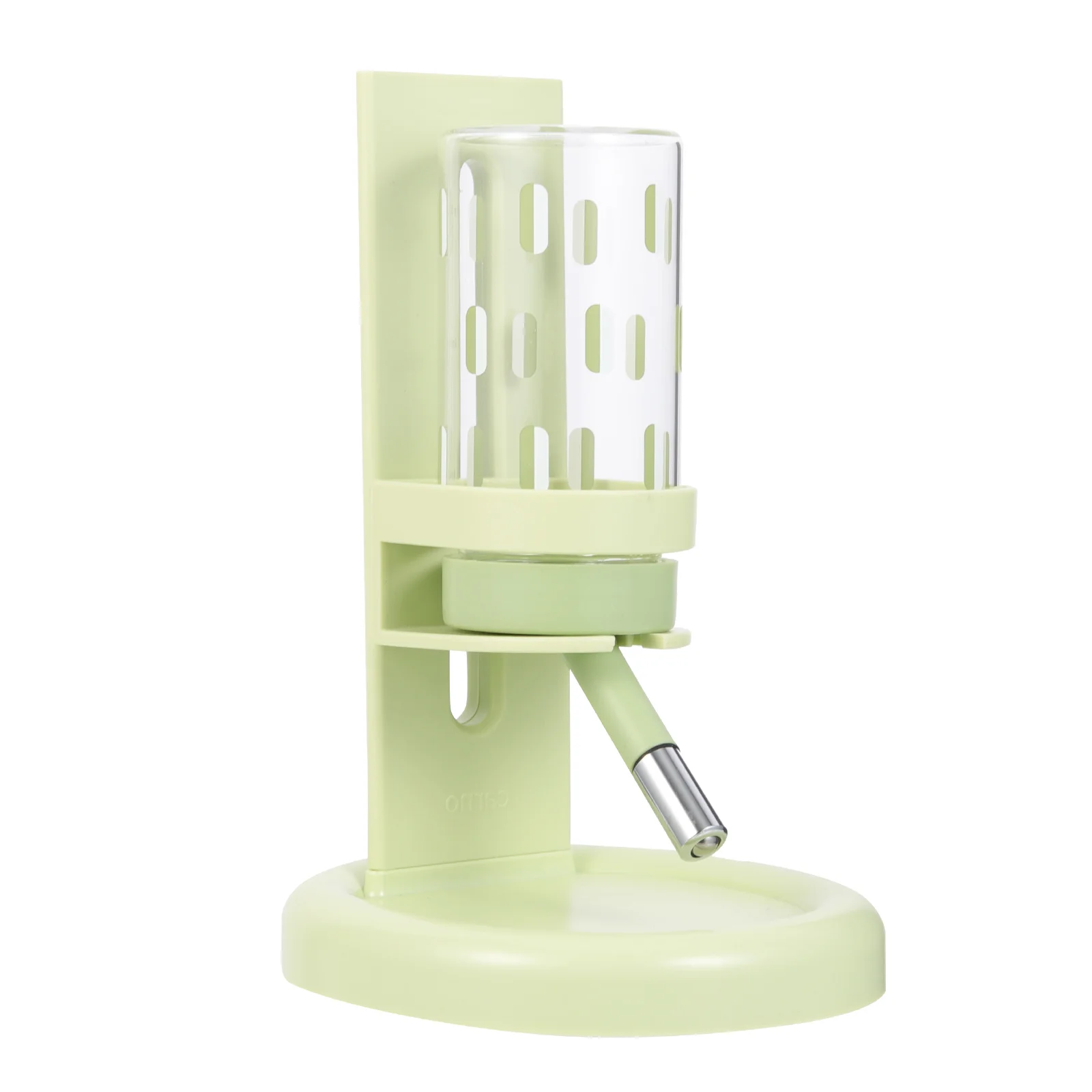 

Hamster Water Feeder Transparent Leak Proof Small Pet Cage Water Bottle Standing Type Drinking Dispenser Easy to Clean