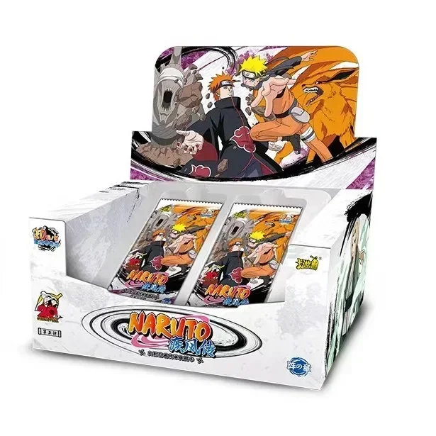 KAYOU Original New Naruto Complete Series Card Booster Pack Box Anime Figure Rare Collection Cards Flash Card Toy For Gift