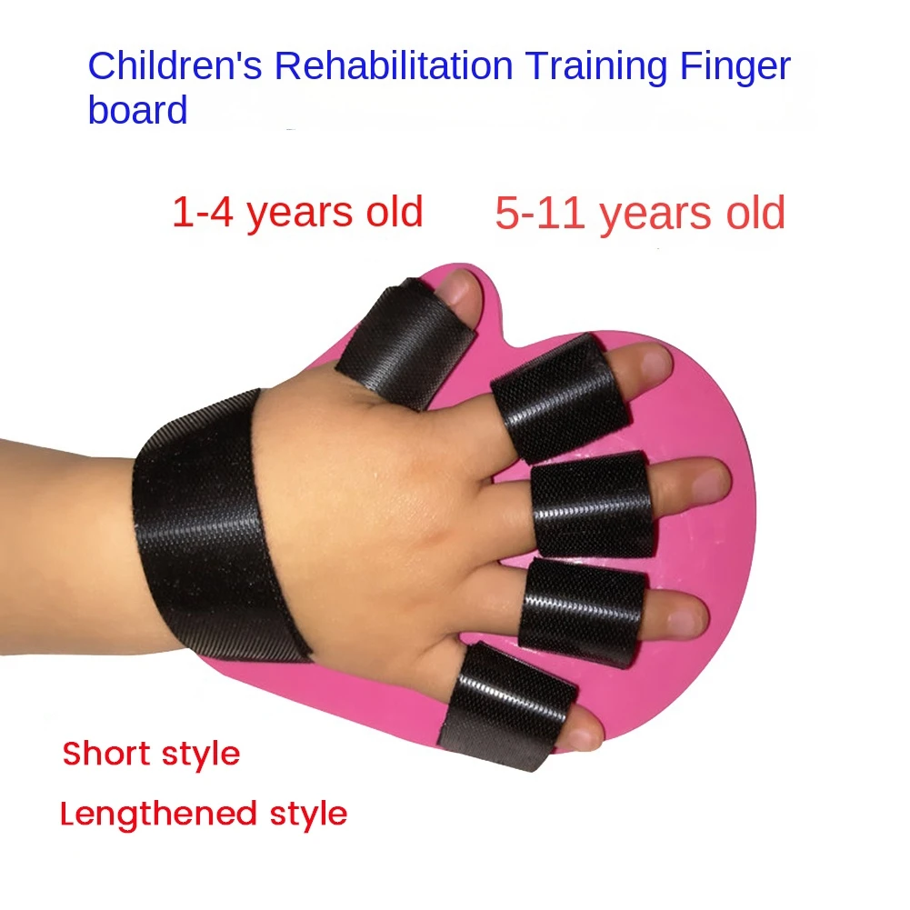 BAMDA Child Finger Separator Splitter Rehabilitation Training Equipment Kids Hand Orthosis Extension Board(Long) Right Hand