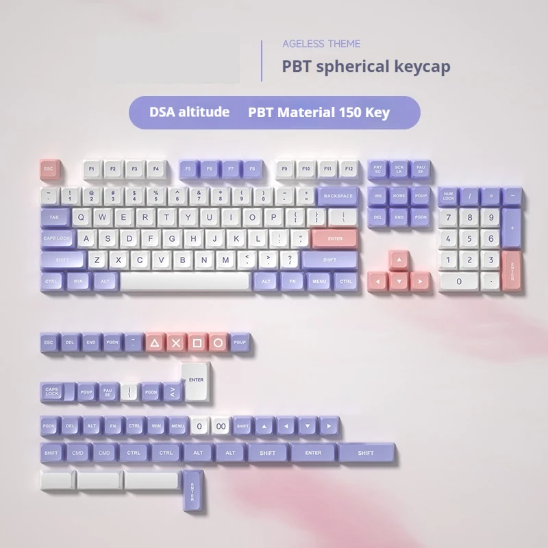 

WEIKAY Fresh Forest Theme Pbt Injection Molded 170 Keycaps Oem Customization Game Keycap Accessories Girl'S Christmas Gift Gamer