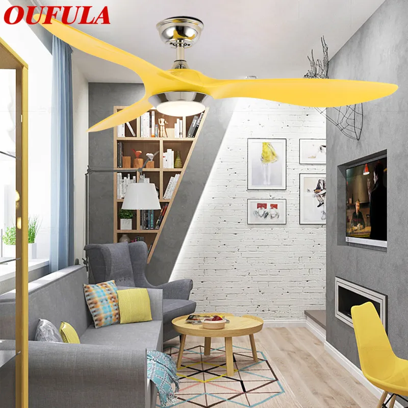 

SOURA Modern Ceiling Fan Lights Lamps With Remote Control Fan Lighting Applicable for Dining Room Bedroom Restaurant