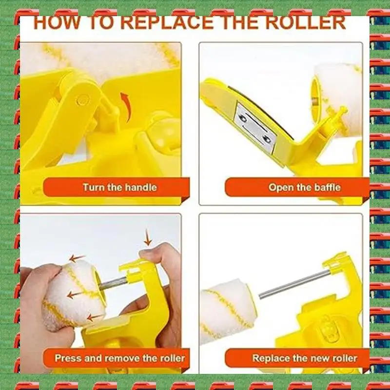 

Роликовая щетка с краской и роликовая щетка-удлинитель для дома, комнаты, стены, окна, окраски, чистка, малярный валик, прочный