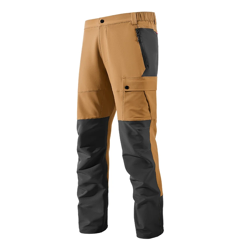 

Men's Elastic Quick Drying Casual Pants Straight Leg Pants Men's Multi Pocket Work Pants, Men's Oversized Outdoor Sports Pants