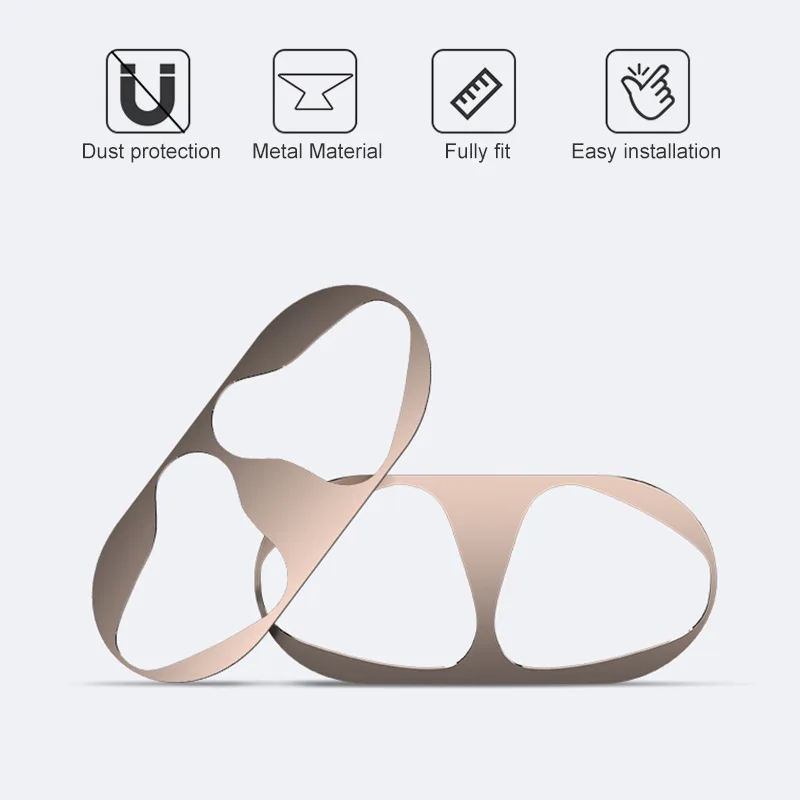 For AirPods 2 Cover Stickers Dust Guard For Apple AirPods 2  Case Box Sticker Dust-proof Inside Protection Earphone Film