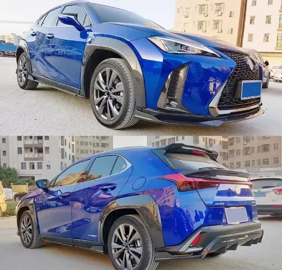 

New！ For Lexus UX200 UX260 UX300 2018-2022 FRP/Resin Primer Bumper Front Lip Rear Diffuser Side Skirt Spoiler Wheel Brow Body Ki