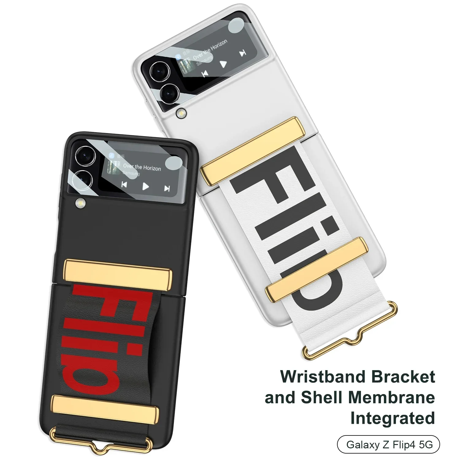 

Matte Wrist Strap Holder Case for Samsung Galaxy Z Flip 7 4 5 6 5G Flip4 Flip3 Len Camera Protect Flip5 Folding Wristband Cover