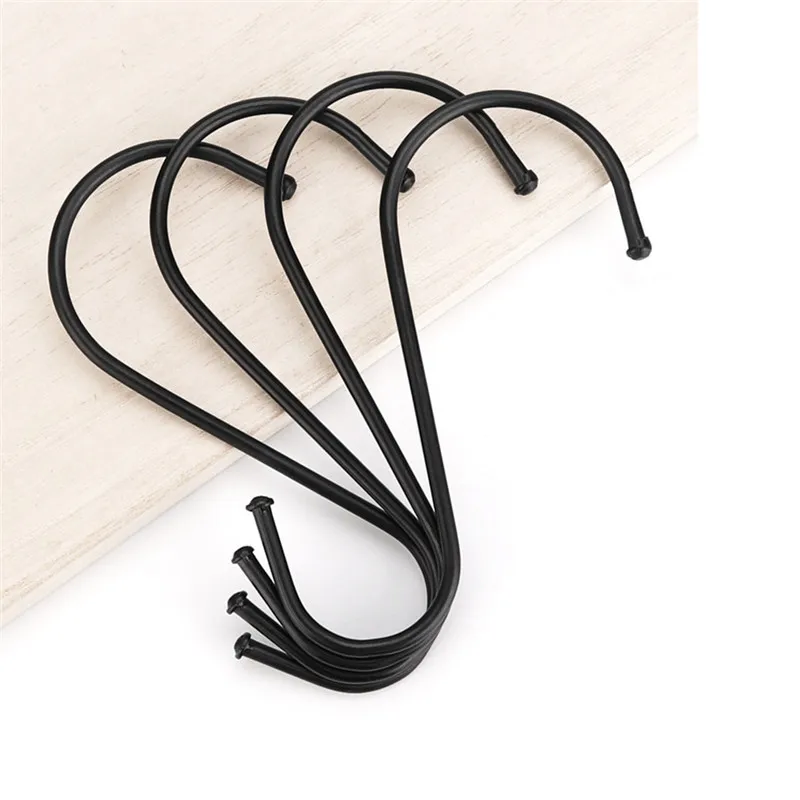 5/10pcs S-Shape Hook Stainless Steel Clothes Bags Towels Hanging Rack Multi-function Kitchen Bedroom S Hooks Railing Hanger