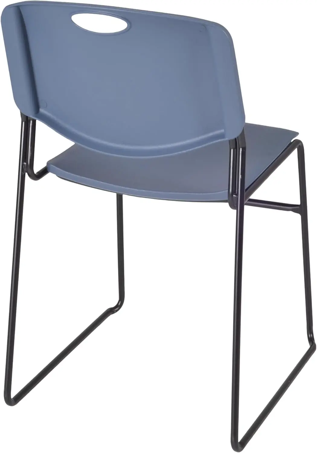 Cain Mesa Redonda Breakroom, cinza e 4 cadeiras Zeng Stack, 36"