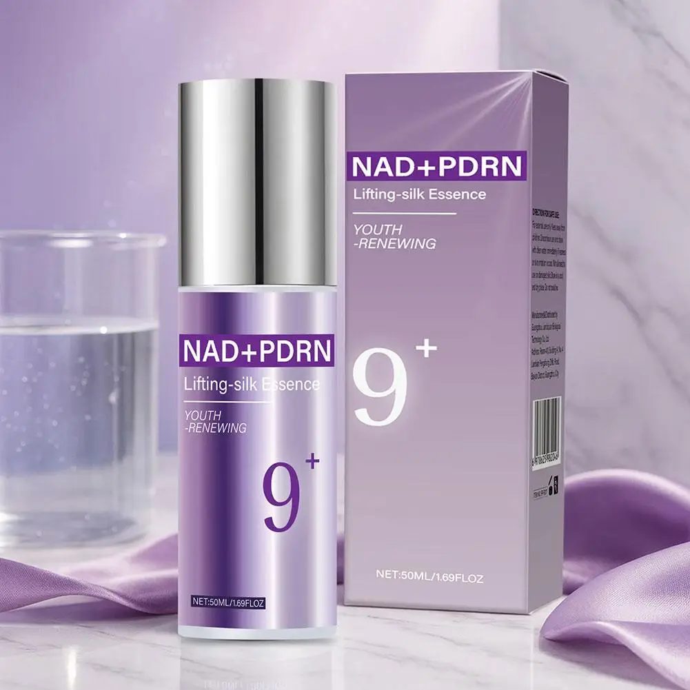 

Нет. 9+ NAD+ Bio Lifting Essence 50 мл Пептидная лифтинг-шел Антивозрастная формула NAD+ Fade Fine Lines Уход за кожей Усиливает укрепляет сыворотку
