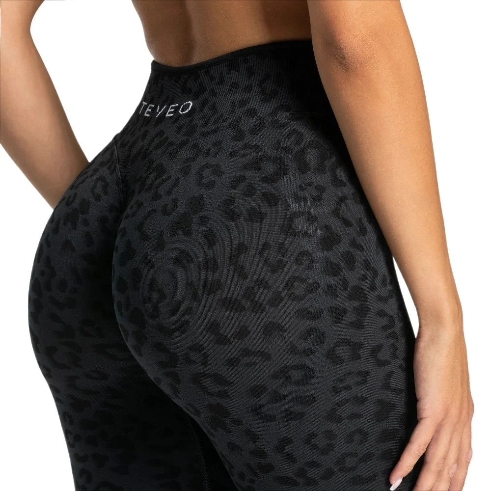 Women's Yoga Leggings Leopard Sculpt