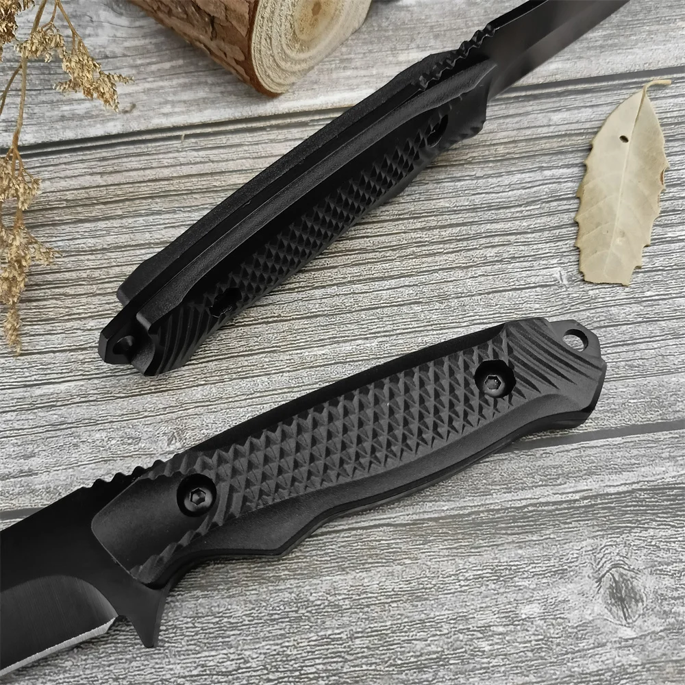 NEW Outdoor Fixed Blade Knife 5CR13MOV Blade ABS Handle Military Tactical Knife EDC Camping Hiking Hunting Survival Tools